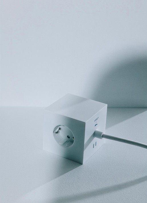 Avolt Square 1 Dual USB-C stekkerdoos 30W - 1,8 meter - detail 3 wit