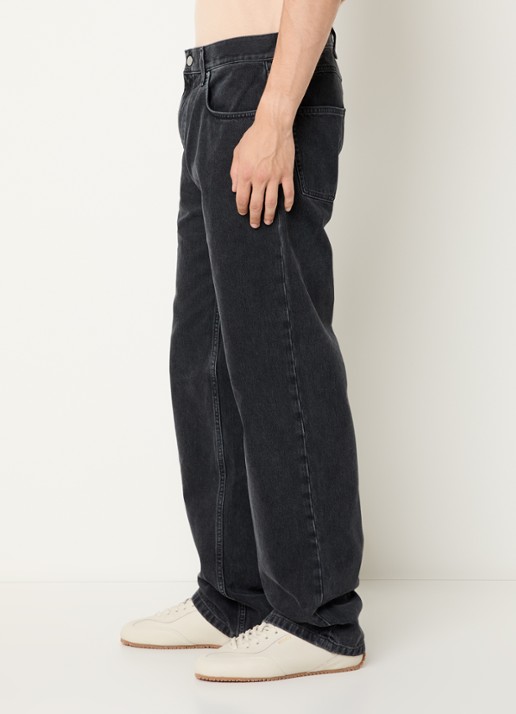 Axel Arigato Archive loose fit jeans met gekleurde wassing - detail 2 zwart