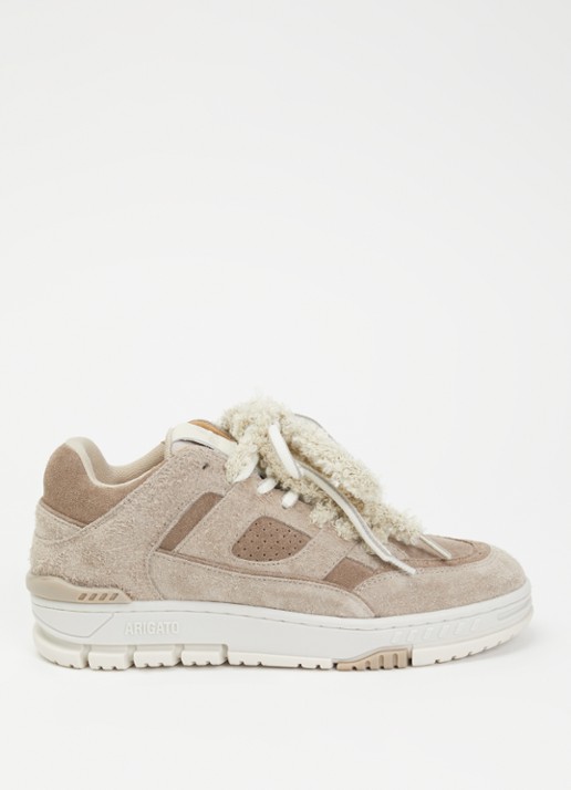 Axel Arigato Area Lo Label sneaker van leer van suède