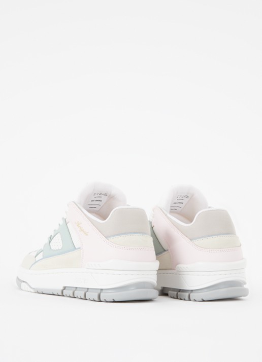 Axel Arigato Area Lo sneaker van leer  - achterkant 3 zeegroen