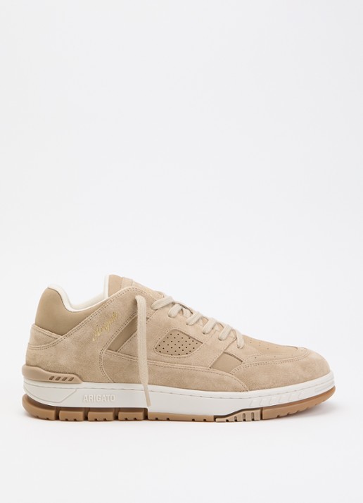 Axel Arigato Area Lo sneaker van suède met details van nubuck