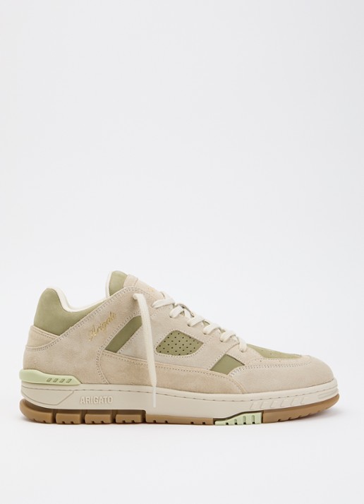 Axel Arigato Area Lo sneaker van suède met details van nubuck