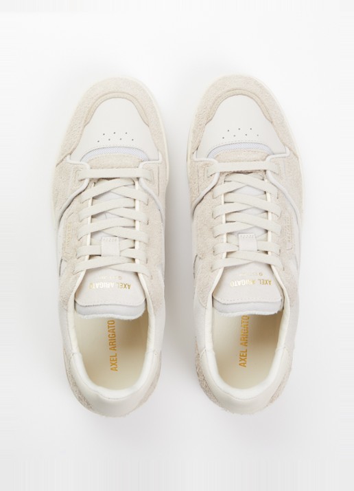 Axel Arigato Clay sneaker van leer met suède details - detail 5 donkerbeige