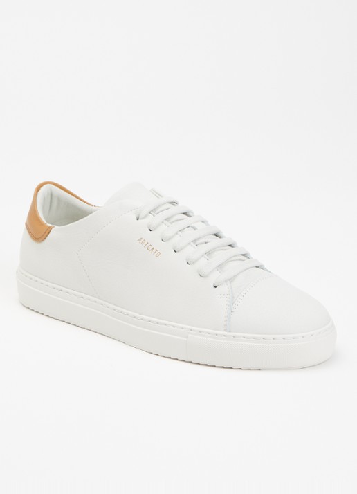 Axel Arigato Clean 90 Cap sneaker van leer - voorkant 5 gebroken wit