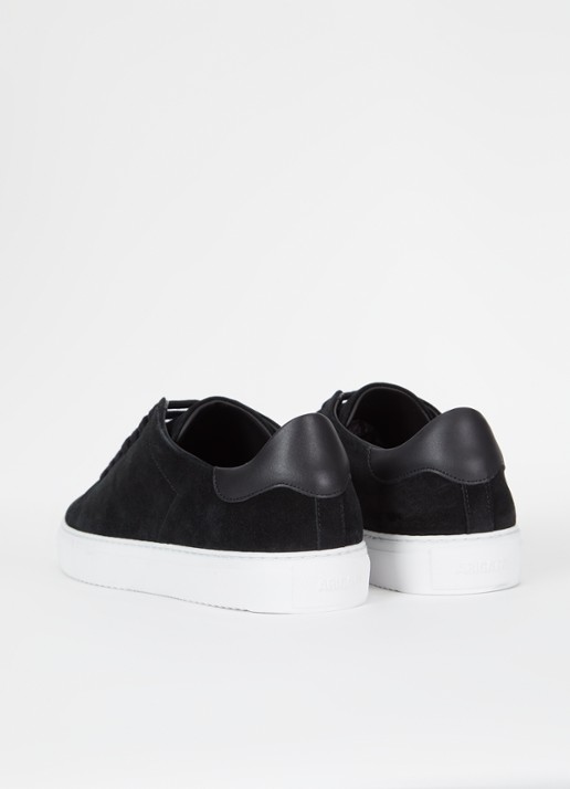 Axel Arigato Clean 90 sneaker van suède met logo - achterkant zwart