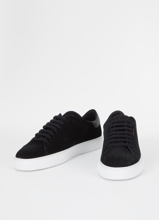 Axel Arigato Clean 90 sneaker van suède met logo - detail 2 zwart