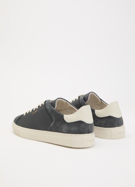 Axel Arigato Clean 90 Split sneaker van leer met details van suède - achterkant 5 zwart