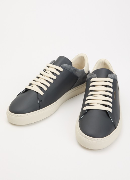 Axel Arigato Clean 90 Split sneaker van leer met details van suède - detail zwart