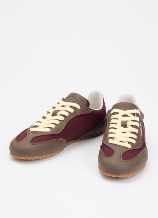 Axel Arigato Daze Runner sneaker met leren details en logo - detail 3 bordeauxrood