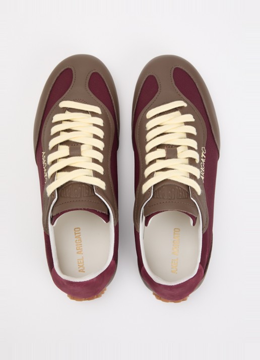 Axel Arigato Daze Runner sneaker met leren details en logo - detail 4 bordeauxrood