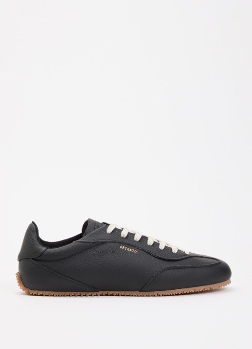 Axel Arigato Daze Runner sneaker van suède - voorkant 2 zwart