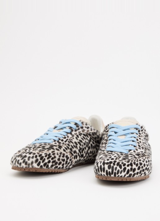 Axel Arigato Daze sneaker met panterprint - detail 2 gebroken wit