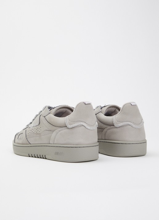 Axel Arigato Dice Patchwork sneaker van nubuck met logo - achterkant 2 grijs