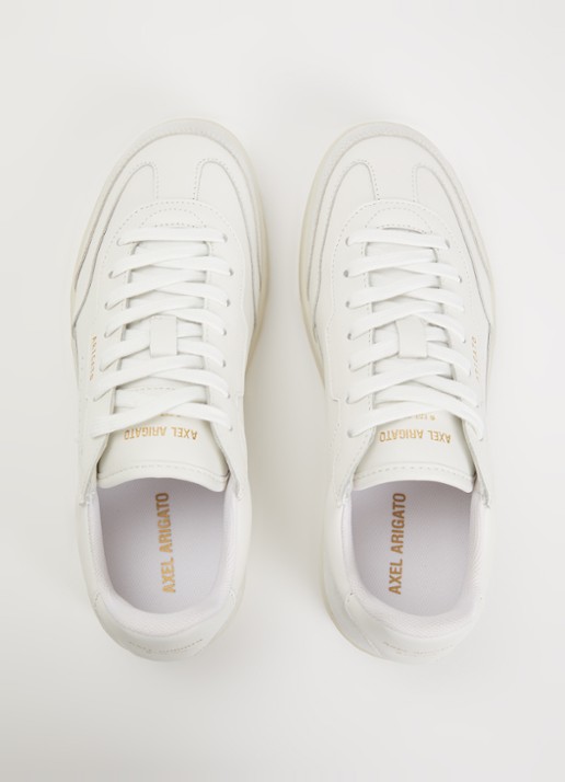 Axel Arigato Dice T-Toe sneaker van leer met suède details - detail 2 wit