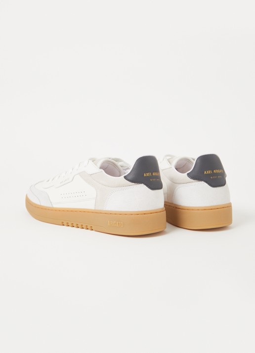 Axel Arigato Dice T-Toe sneaker van leer met suède details - achterkant 4 wit