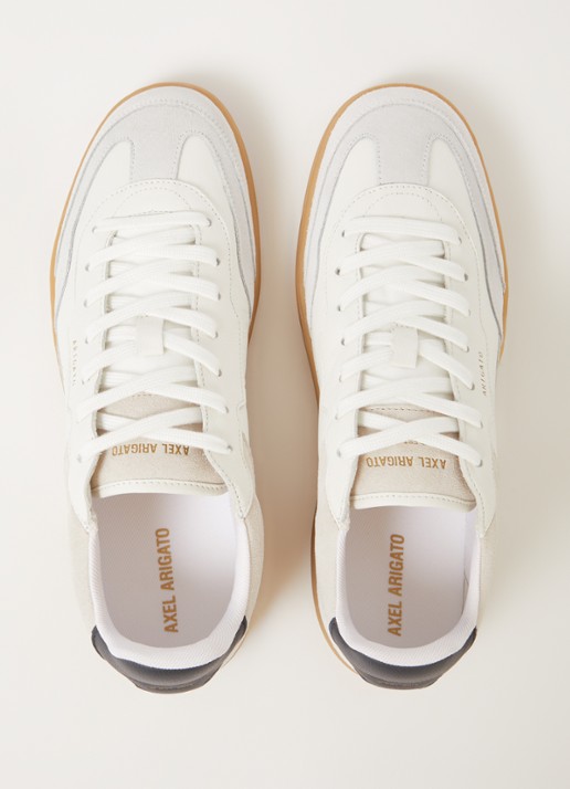 Axel Arigato Dice T-Toe sneaker van leer met suède details - detail 2 wit
