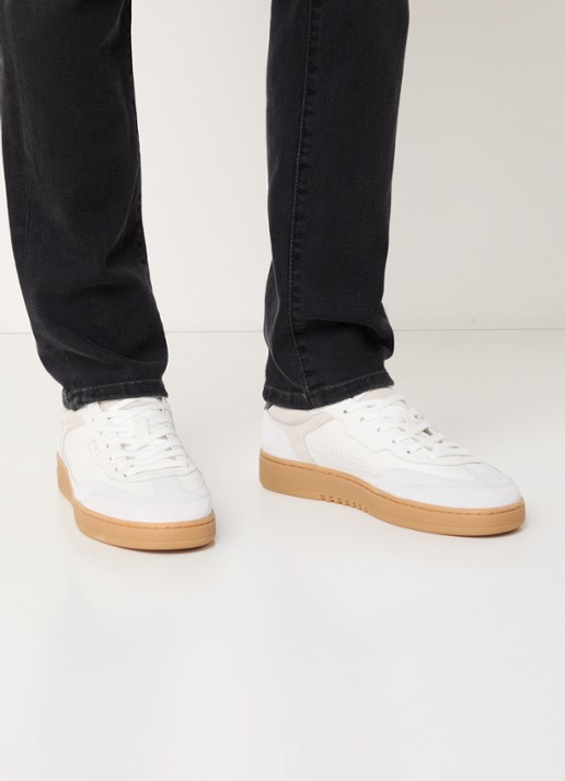 Axel Arigato Dice T-Toe sneaker van leer met suède details - voorkant 6 wit