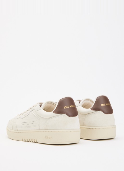 Axel Arigato Dice T-Toe sneaker van leer met suède details - achterkant 5 beige