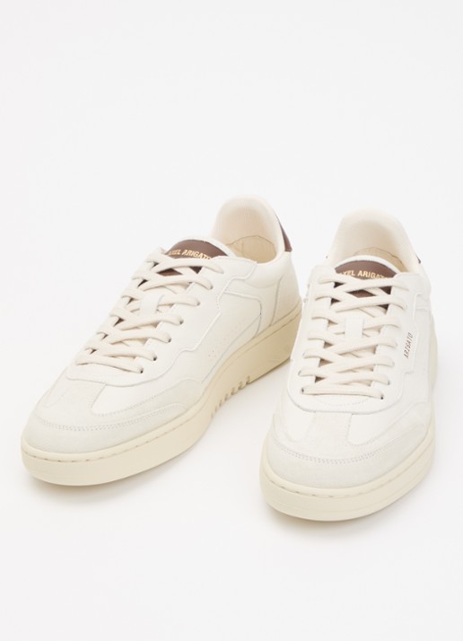 Axel Arigato Dice T-Toe sneaker van leer met suède details - detail beige