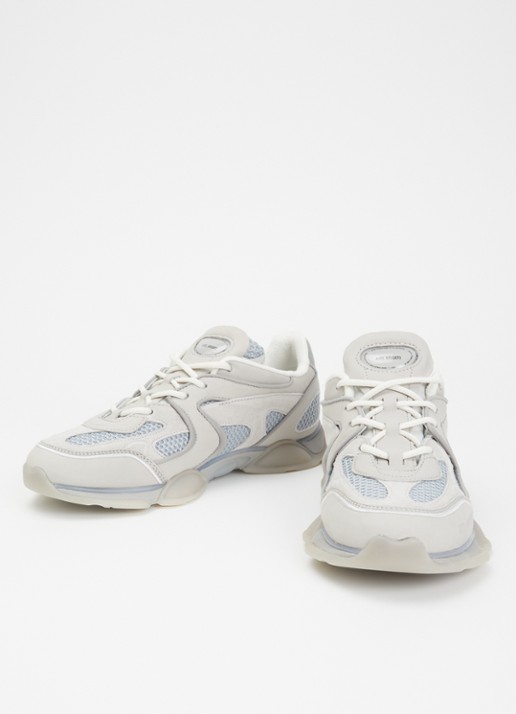 Axel Arigato Eris sneaker van leer met details van suède - detail 2 grijs