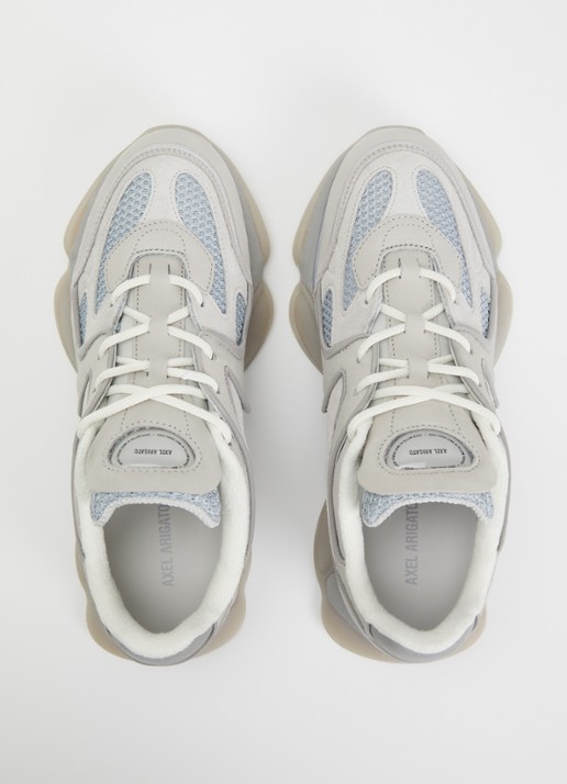 Axel Arigato Eris sneaker van leer met details van suède - detail 3 grijs