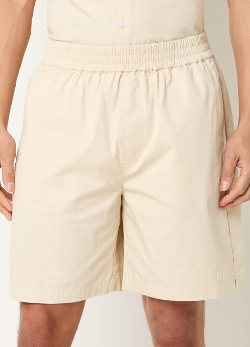 Axel Arigato Heath wide leg korte broek met steekzakken en logoborduring