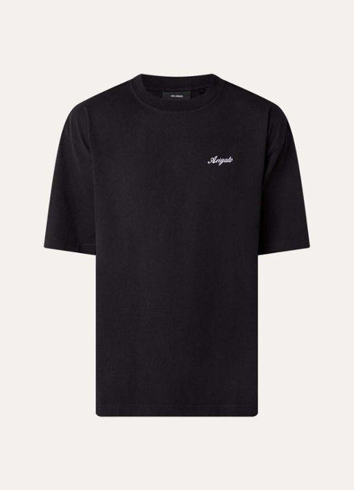 Axel Arigato Honor T-shirt met logo - voorkant zwart