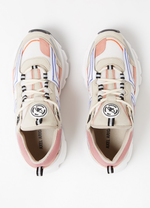 Axel Arigato Marathon R-Trail sneaker met suède details - detail 3 beige