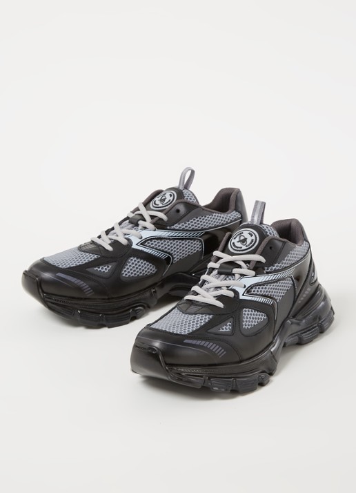 Axel Arigato Marathon Runner sneaker met leren details - detail 2 zwart