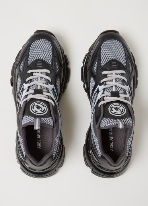 Axel Arigato Marathon Runner sneaker met leren details - detail 4 zwart