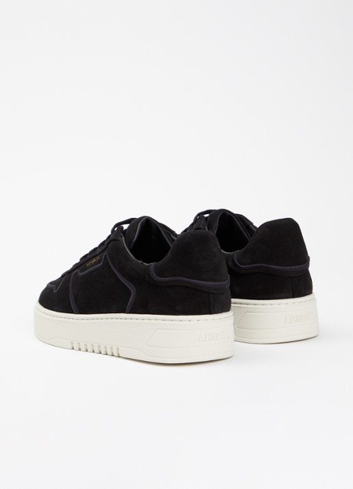 Axel Arigato Orbit sneaker van suède met borduring - achterkant 5 zwart