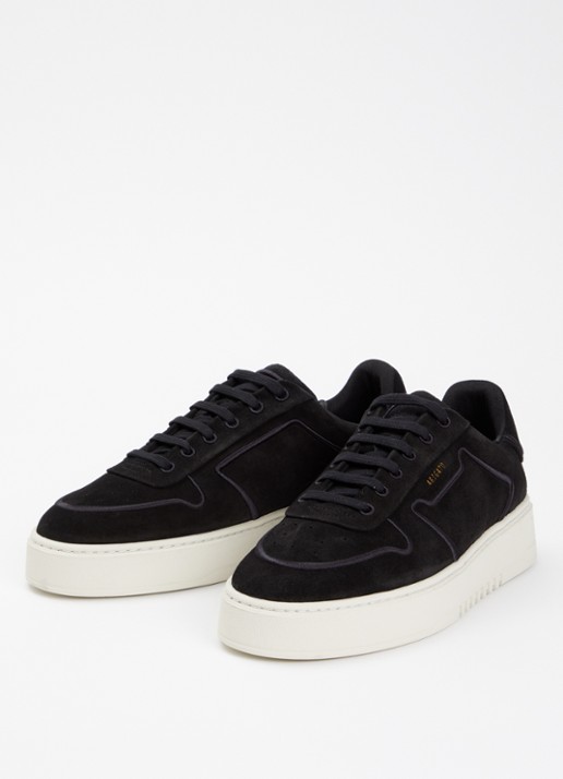 Axel Arigato Orbit sneaker van suède met borduring - detail 2 zwart