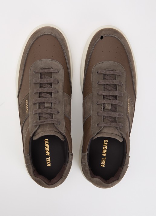 Axel Arigato Orbit Vintage sneaker van nubuck met leren details - detail 4 bruin