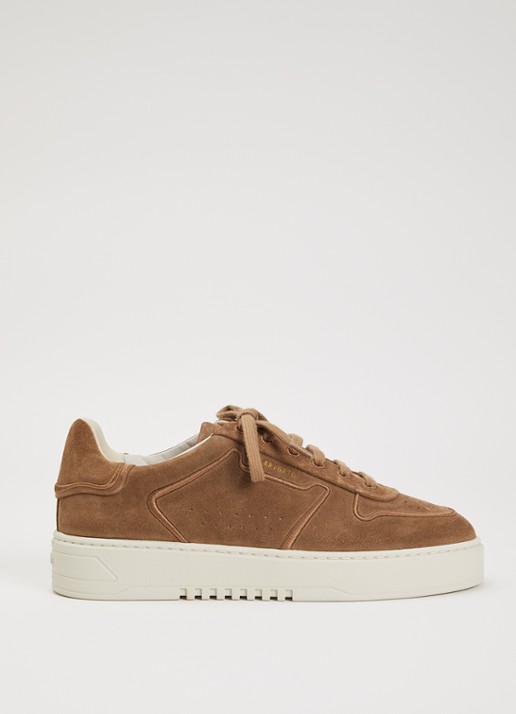 Axel Arigato Orbit Vintage sneaker van suède - voorkant 2 bruin