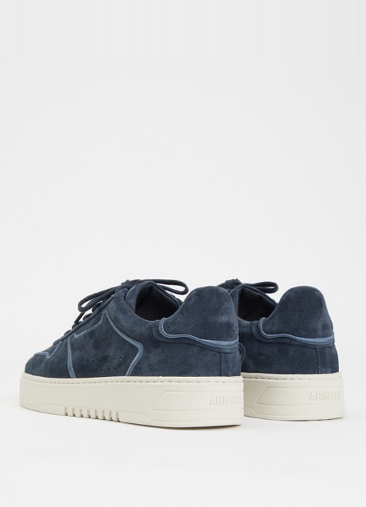 Axel Arigato Orbit Vintage sneaker van suède - achterkant 5 donkerblauw