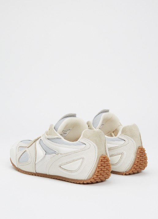 Axel Arigato Slow runner sneaker van leer met details van suède en nubuck - achterkant gebroken wit