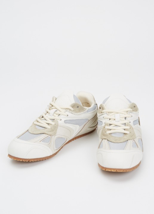 Axel Arigato Slow runner sneaker van leer met details van suède en nubuck - detail 3 gebroken wit