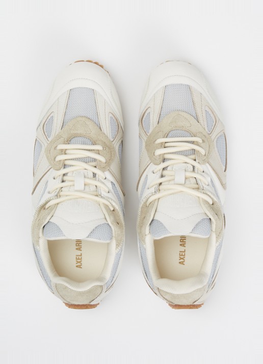 Axel Arigato Slow runner sneaker van leer met details van suède en nubuck - detail 4 gebroken wit