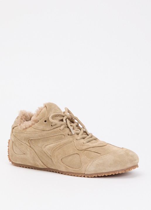 Axel Arigato Slow Shearling sneaker van suède