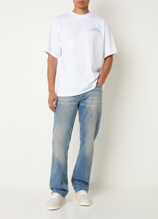 Axel Arigato Soren T-shirt met logo - voorkant 2 wit