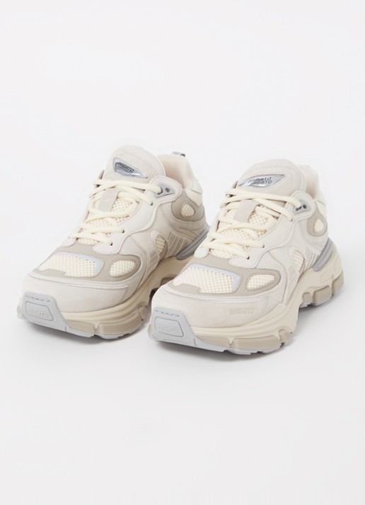 Axel Arigato Sphere Runner sneaker van leer met suède details - detail 4 beige