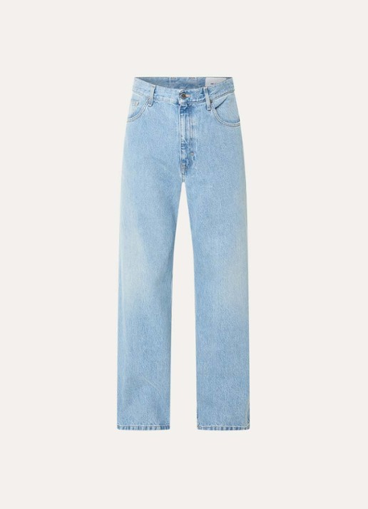 Axel Arigato Zine loose fit jeans met lichte wassing - voorkant indigo