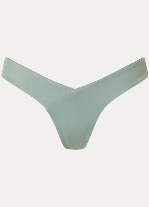 Aya Label The Aphrodite tanga bikinislip - voorkant olijfgroen