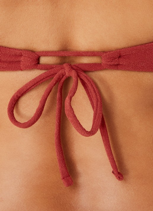 Aya Label The Clio balconette bikinitop met beugel en uitneembare vulling - detail 4 steenrood