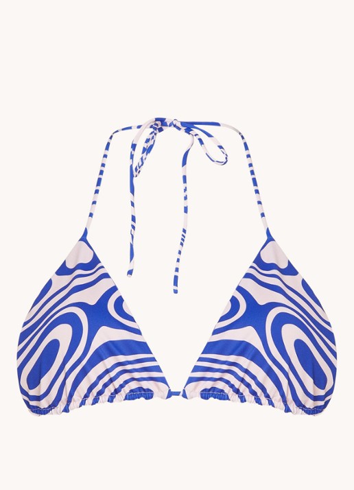 Aya Label The Selene triangel bikinitop met uitneembare vulling - voorkant 4 paars