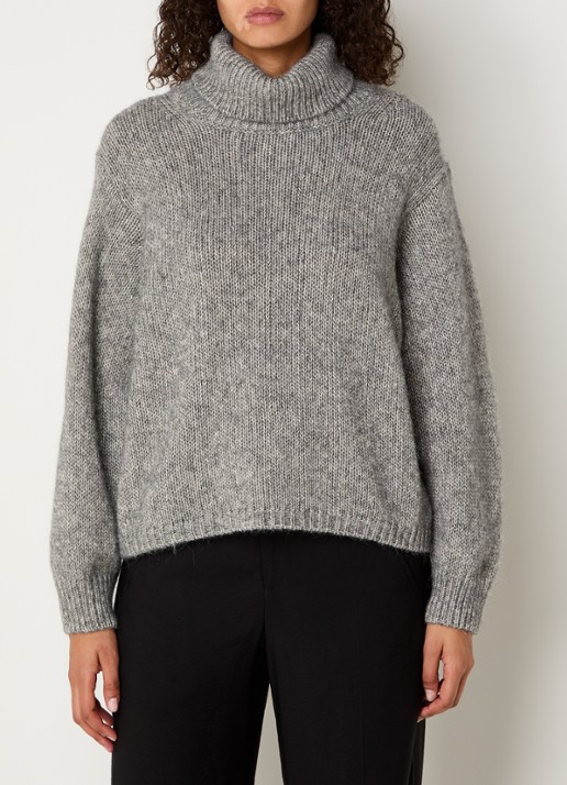 ba&sh Alovie trui in alpaca wolblend