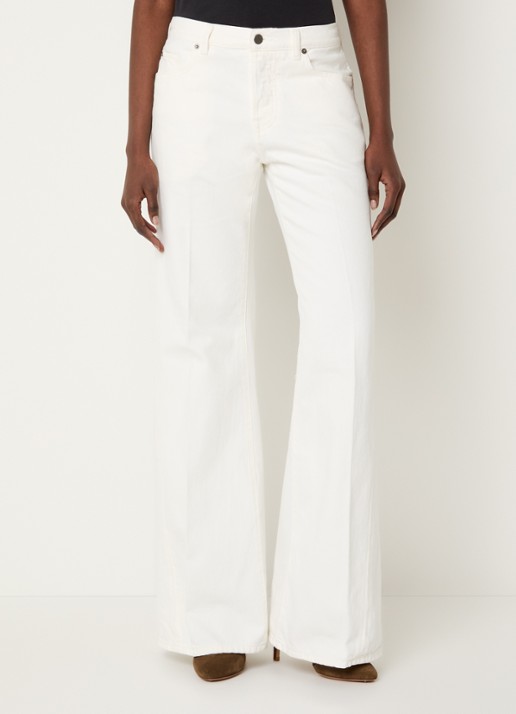 ba&sh Badou low waist flared jeans met gekleurde wassing