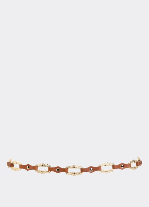 ba&sh Baptiste schakelriem met leren details