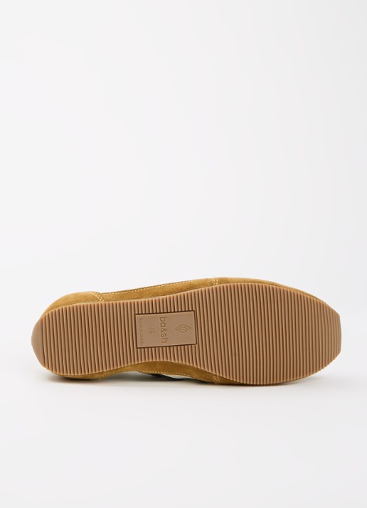 ba&sh Baskets Celleste sneaker van suède - detail 5 geel