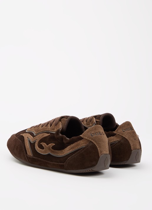 ba&sh Baskets Celleste sneaker van suède - achterkant 5 bruin